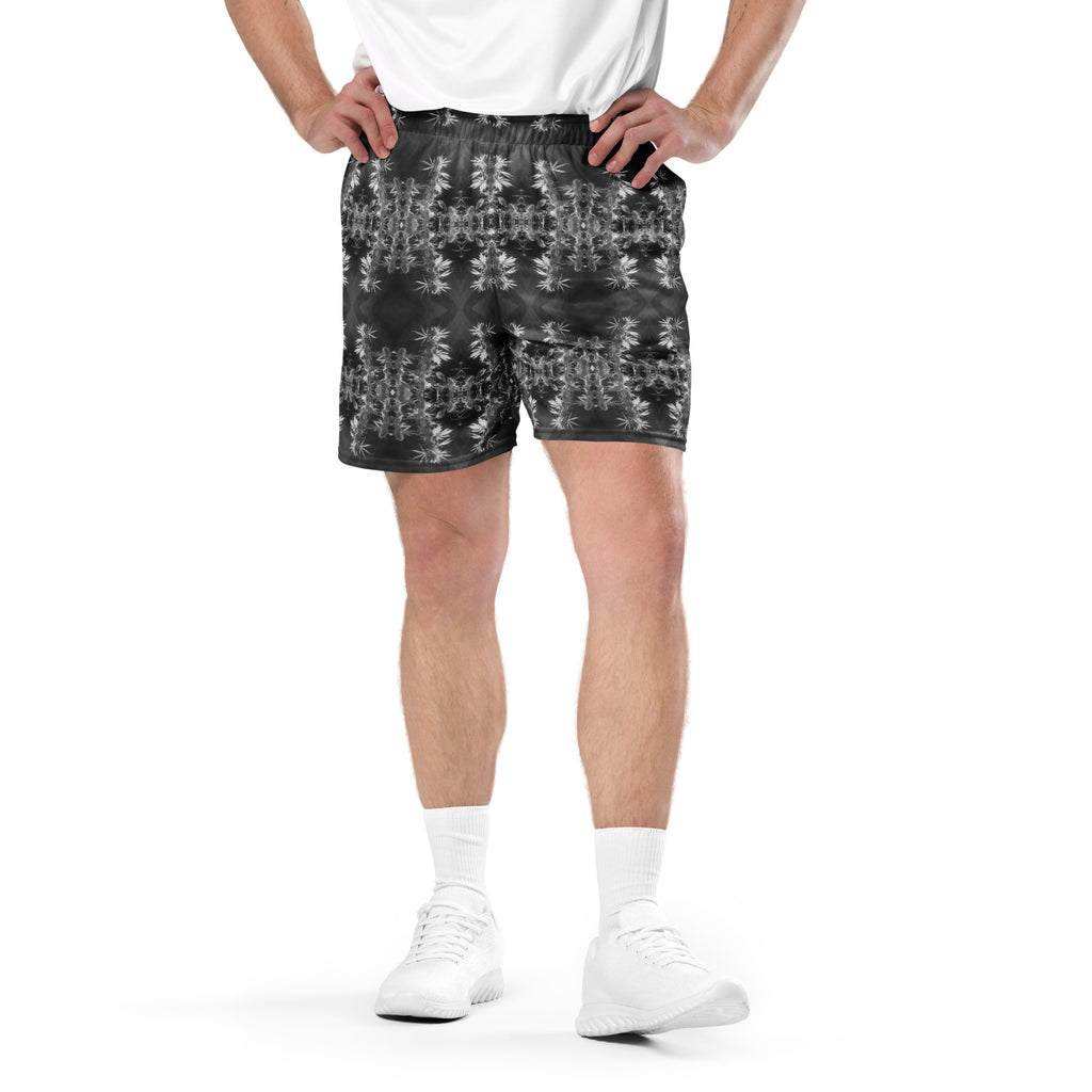 Recycled Mesh Shorts with Side Pockets, UPF 50+, Cannabis, Midnight