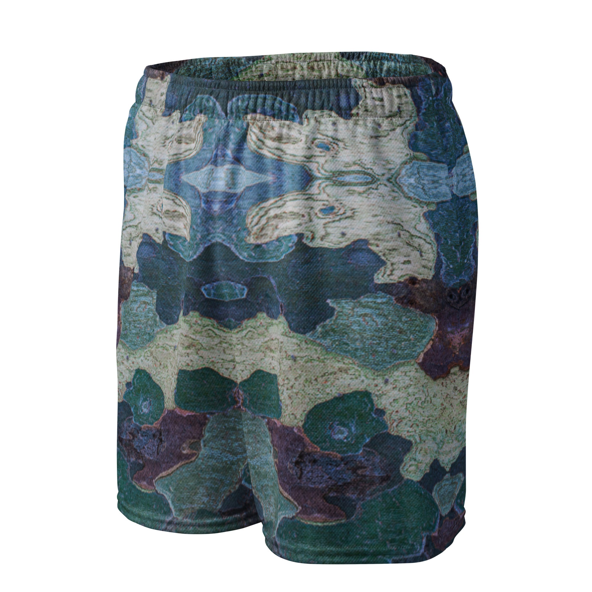 Recycled Athletic Short Shorts with Drawstring Waist, Croix-de-Cannes