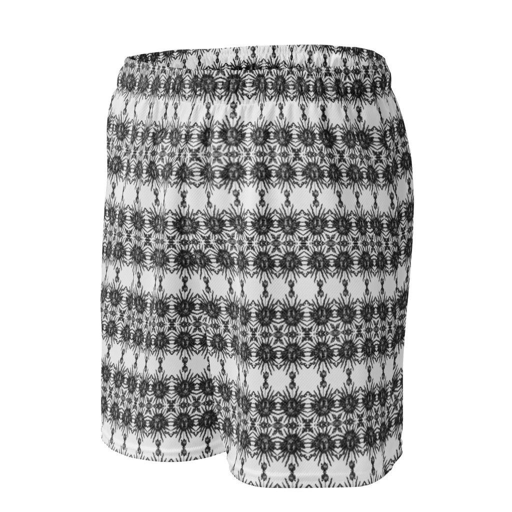 Recycled Mesh Shorts with Side Pockets, elastic & drawstring waist, UPF50+, Helios Collection