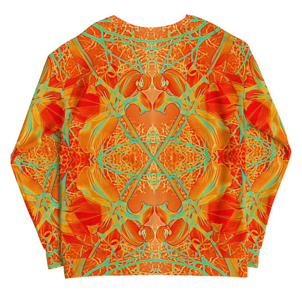 Recycled Sweatshirt, Electric Lily