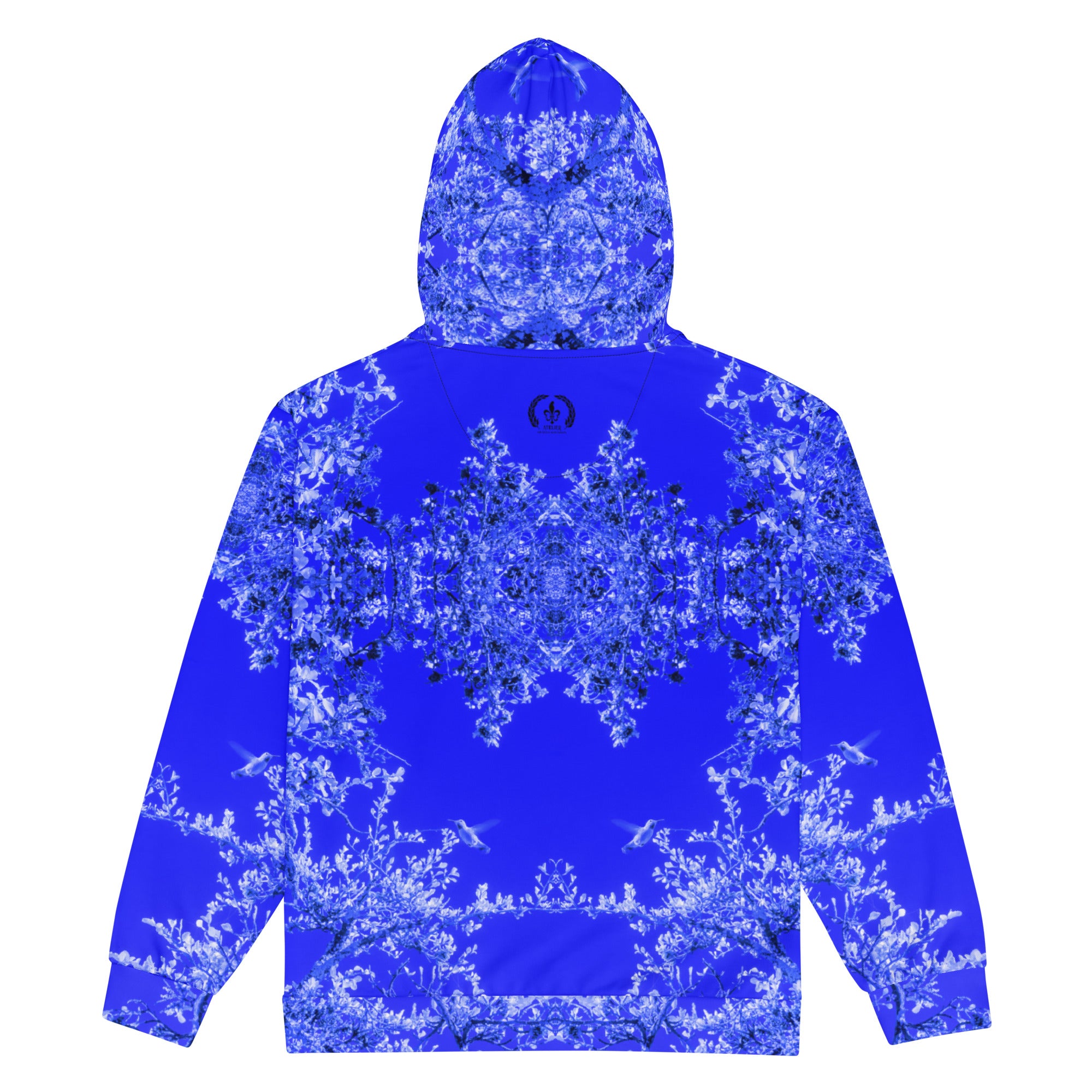 Recycled Zip-Up Hoodie, Hummingbird, Blue