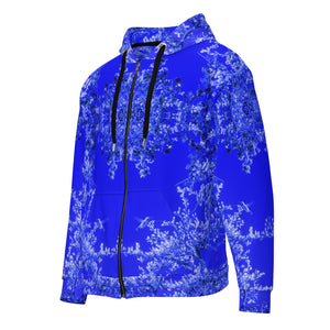 Recycled Zip-Up Hoodie, Hummingbird, Blue