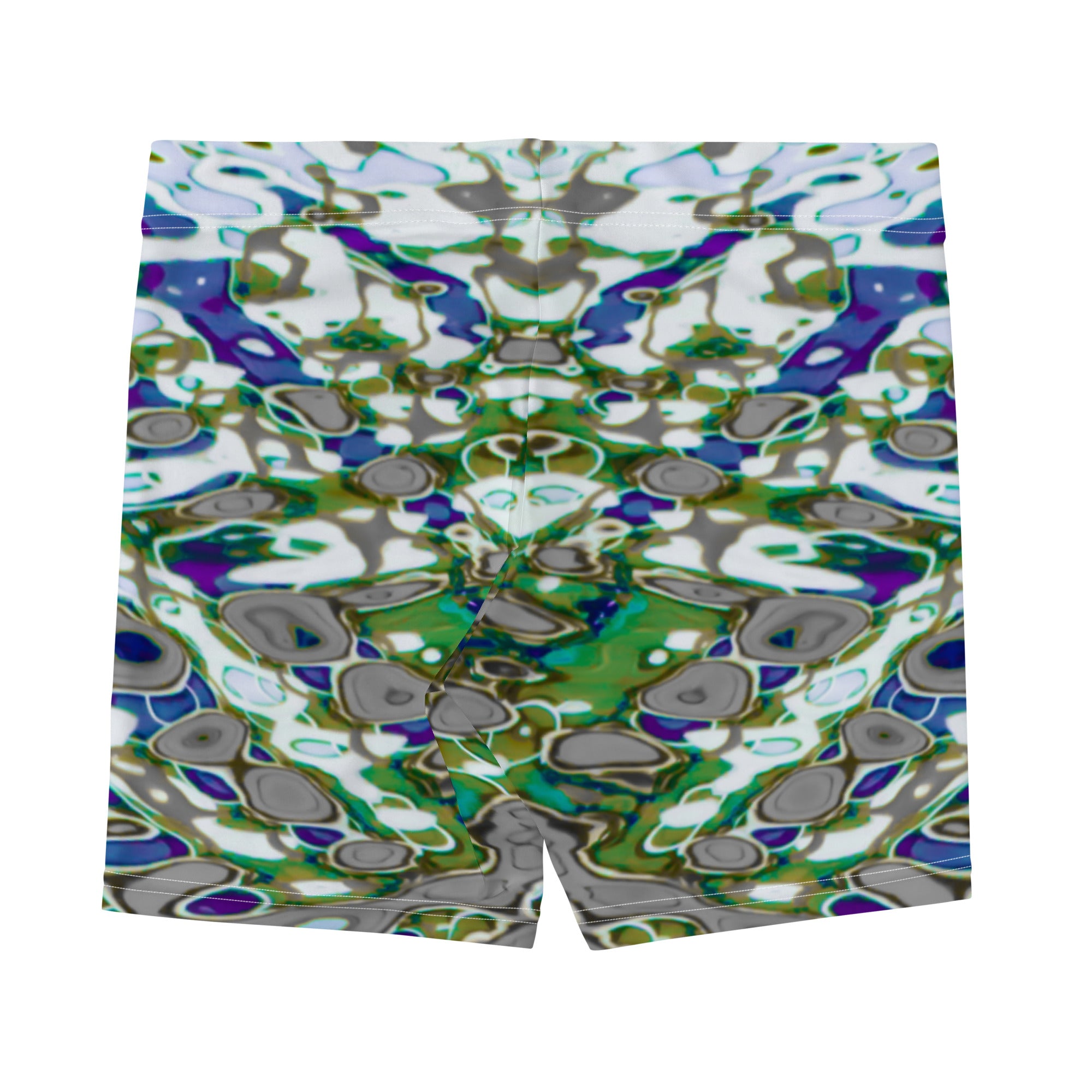 Women's Stretch Shorts, Bright Liquid Jewel