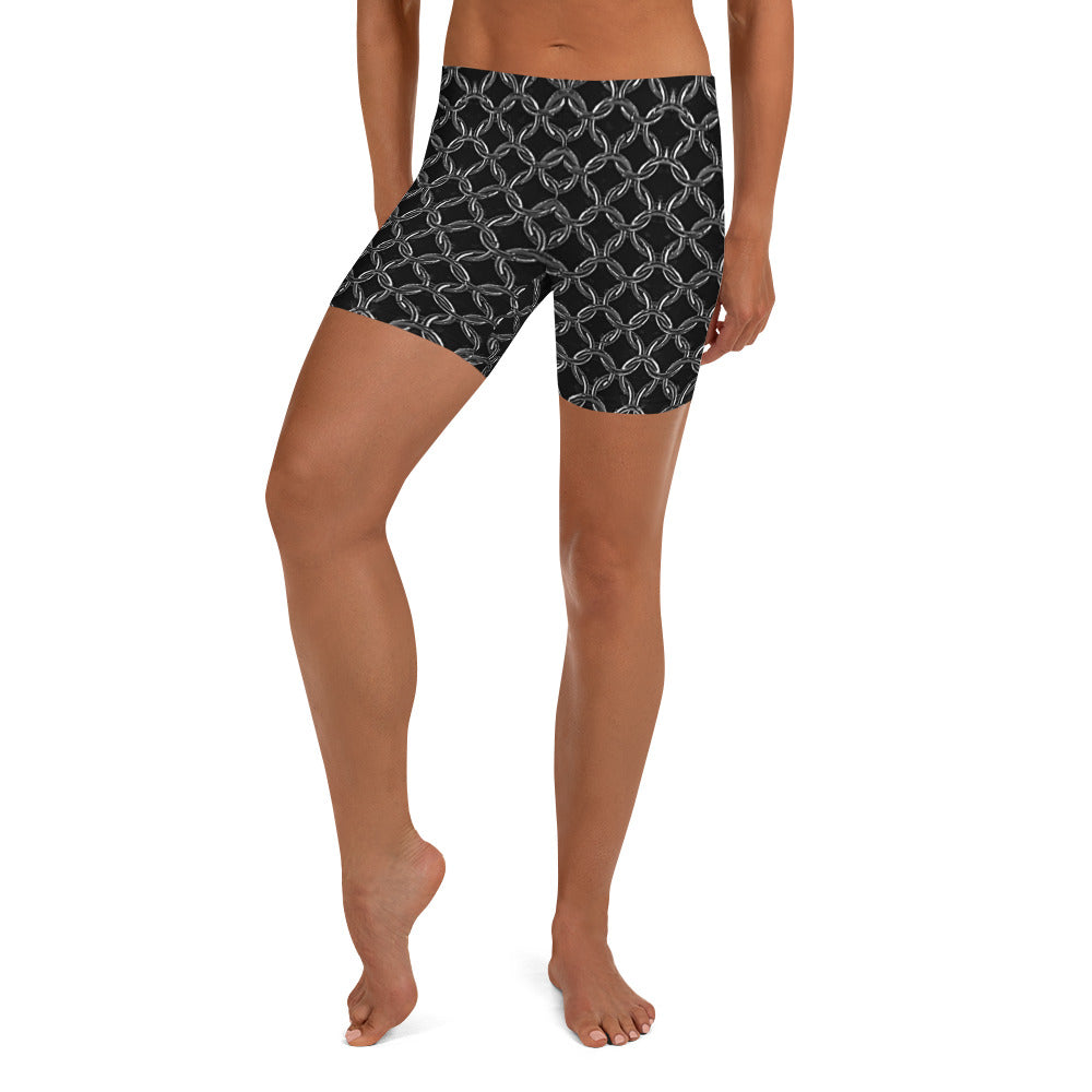 Women's Stretch Shorts, Chainmaille