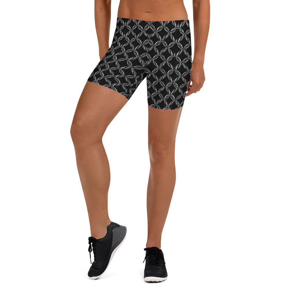 Women's Stretch Shorts, Chainmaille