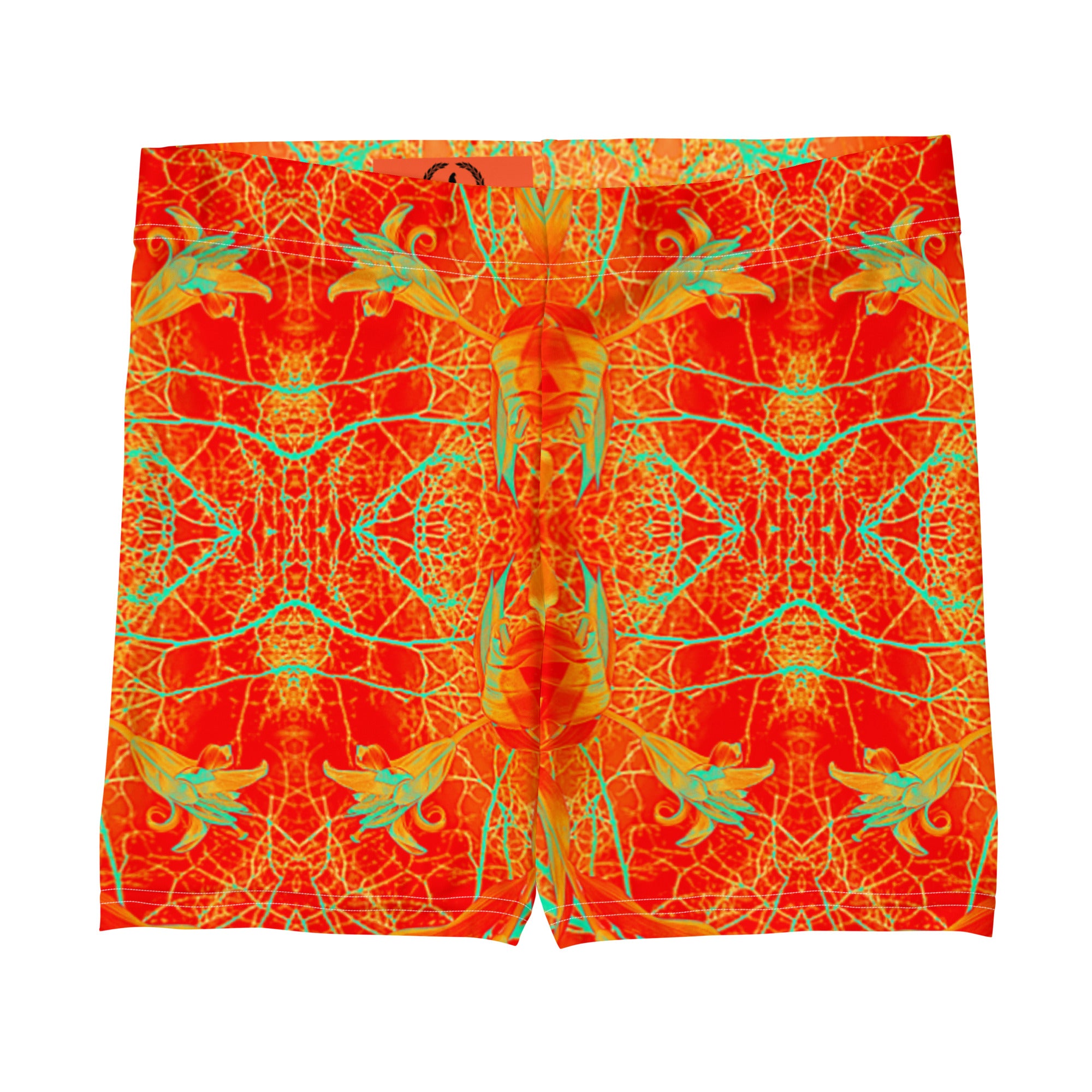 Women's Stretch Shorts, Electric Lily