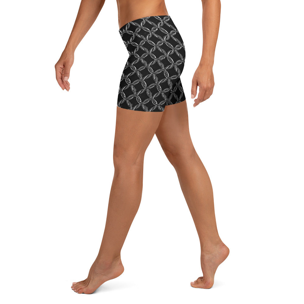 Women's Stretch Shorts, Chainmaille