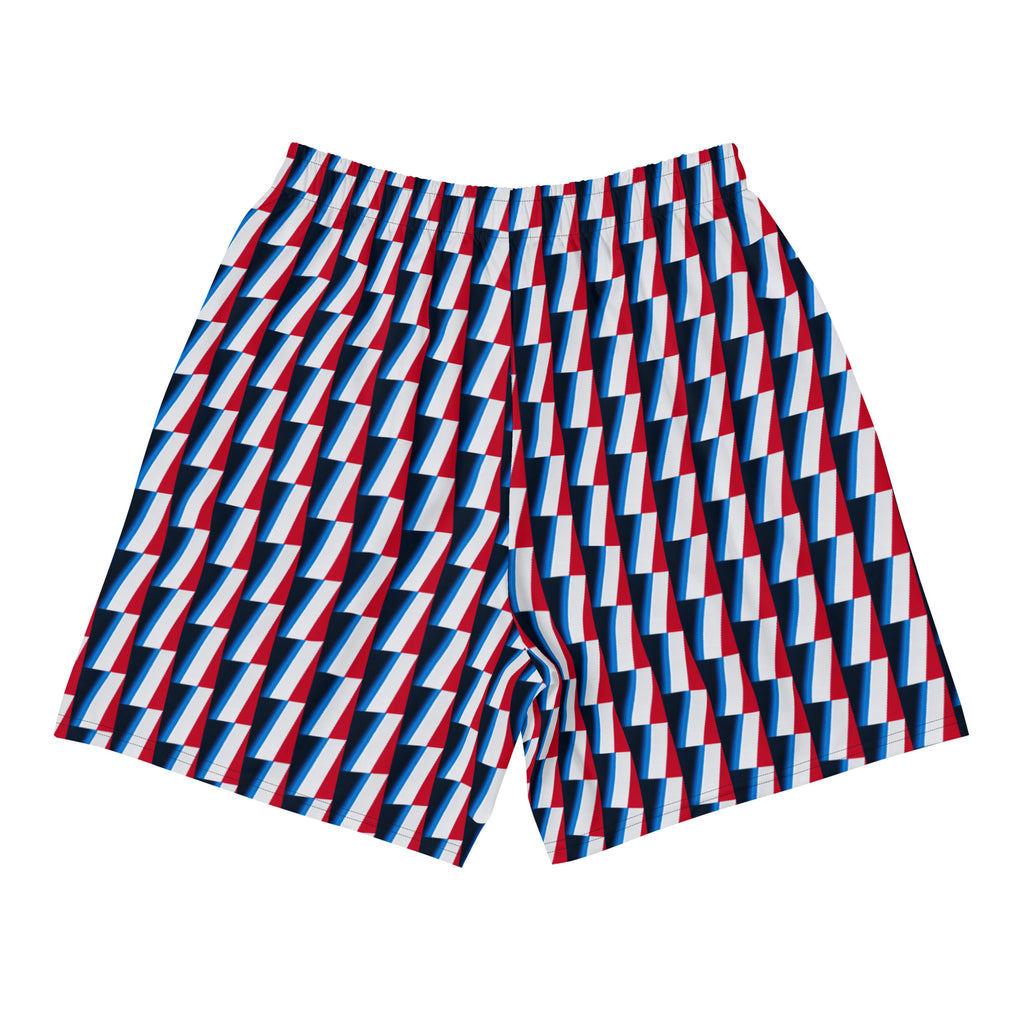 Recycled Athletic Long Shorts, no liner, mesh side pockets, Marina Collection
