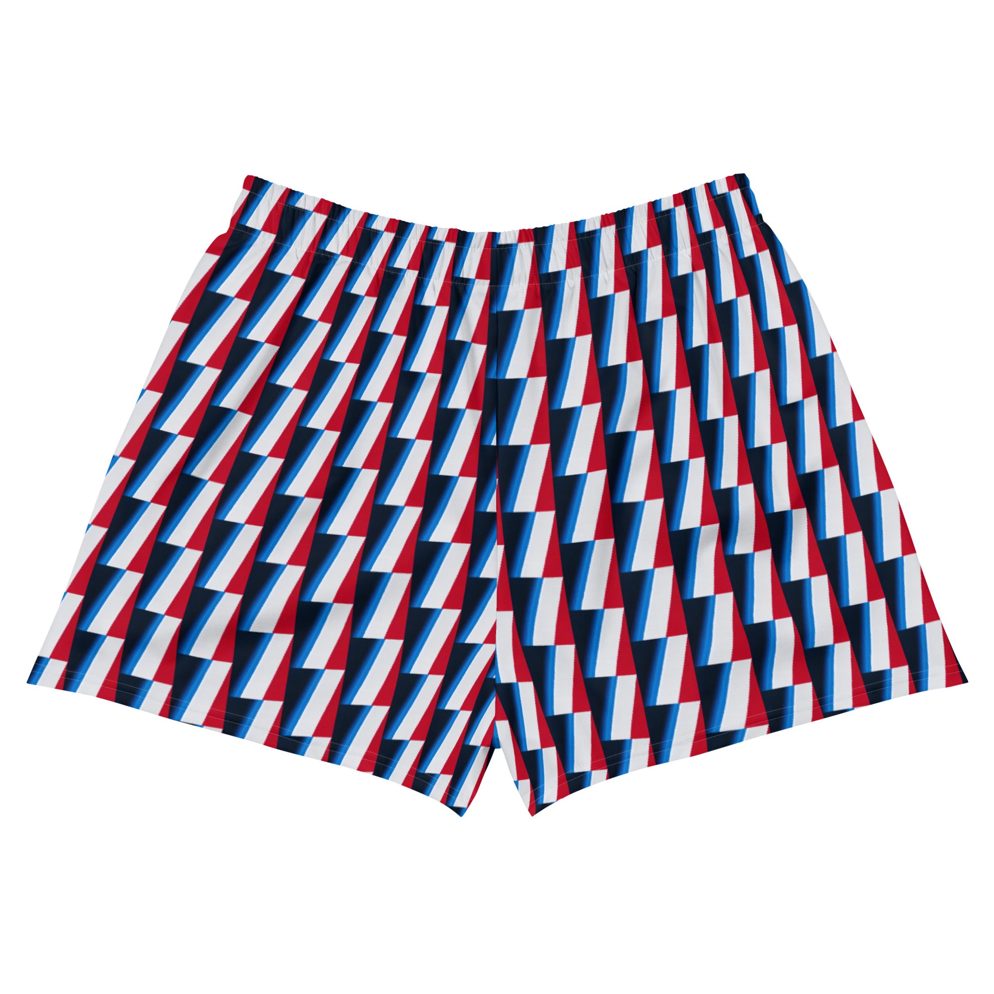 Recycled Athletic Short Shorts with Drawstring Waist and side pockets, Marina