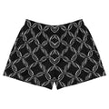 Recycled Athletic Short Shorts with Drawstring Waist and side pockets, Chainmaille