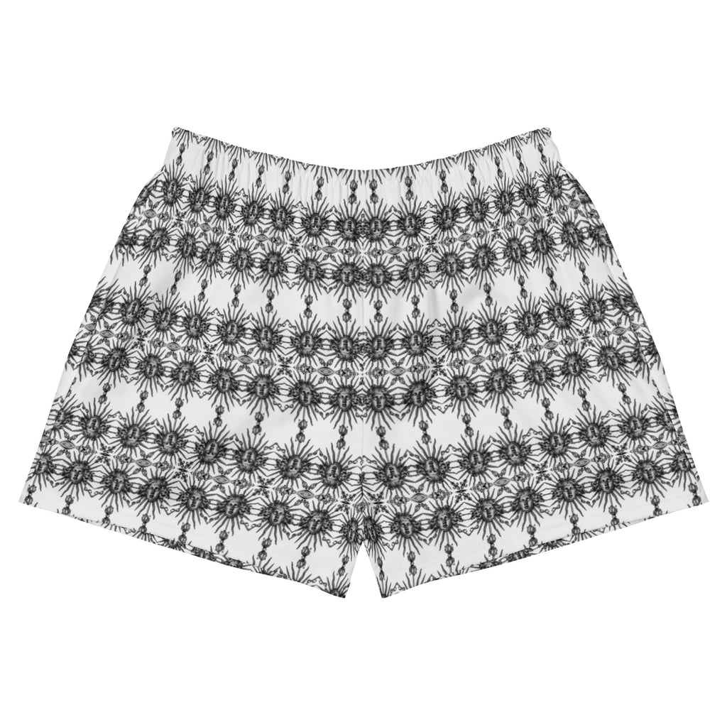 Recycled Athletic Short Shorts with drawstring waist and side pockets, Helios Collection