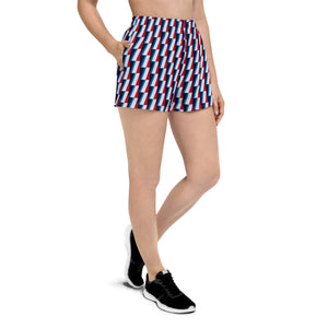 Recycled Athletic Short Shorts with Drawstring Waist and side pockets, Marina