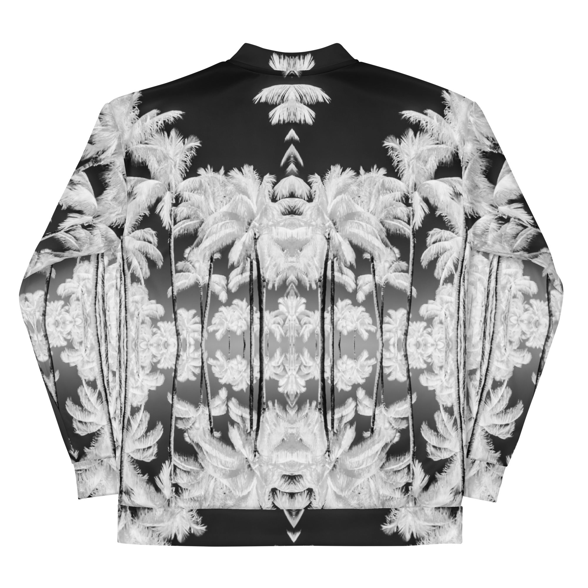 Slim-Fit Bomber Jacket, Palm Tree Collection, Midnight