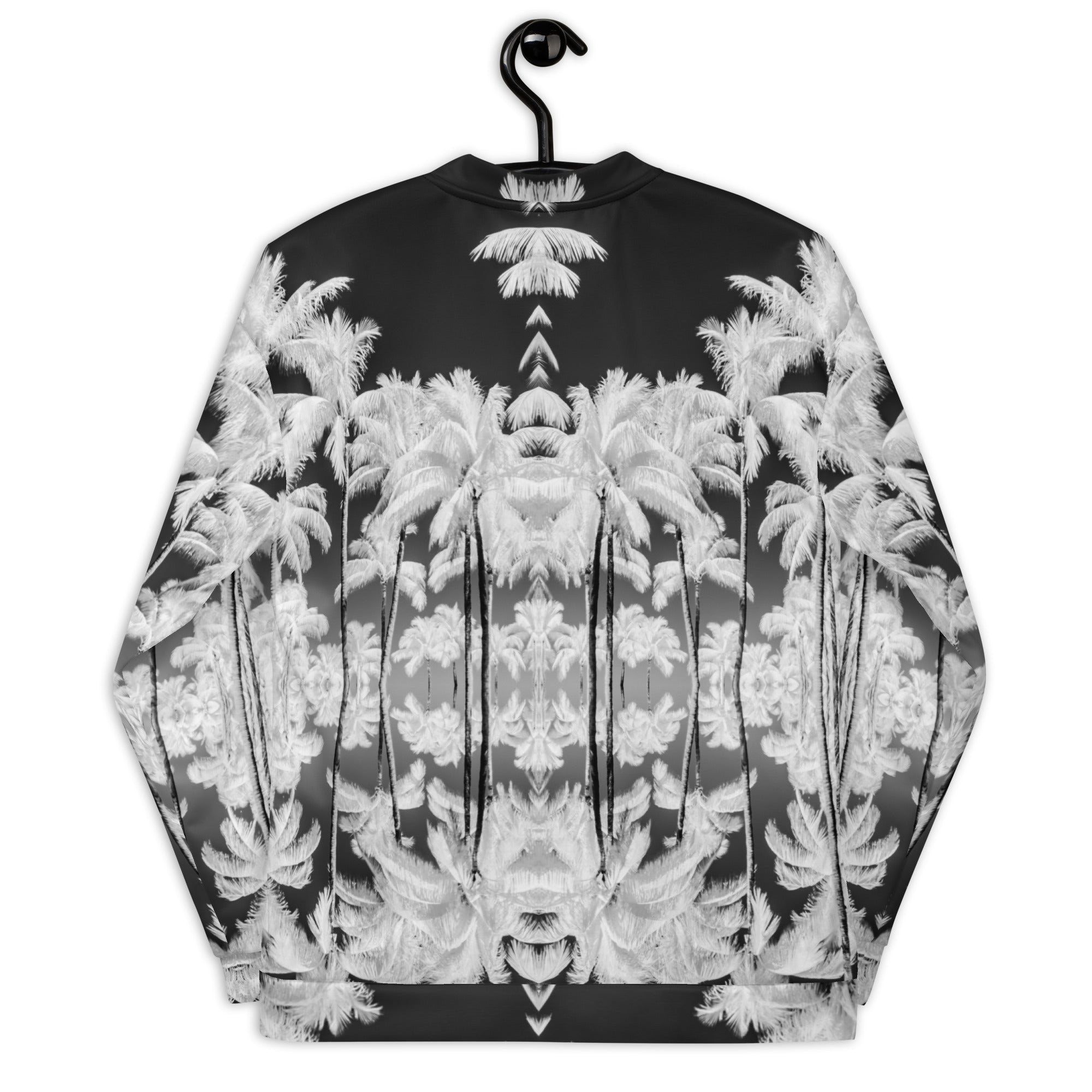 Slim-Fit Bomber Jacket, Palm Tree Collection, Midnight