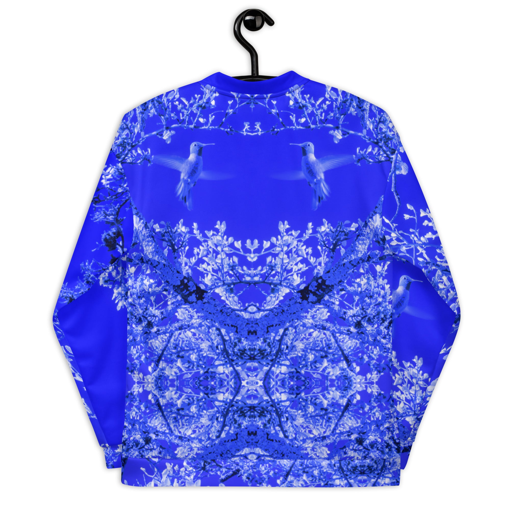 Slim Fit Bomber Jacket, Hummingbird, Blue