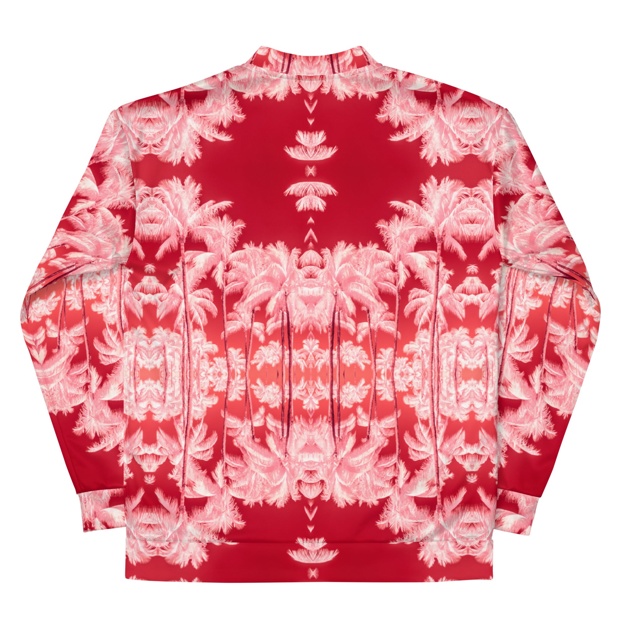 Slim-Fit Bomber Jacket, Palm Tree, Infrared