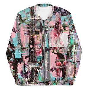 Slim-Fit Bomber Jacket, Pink Dawn Collection