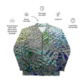 Slim-Fit Bomber Jacket, Liquid Jewel