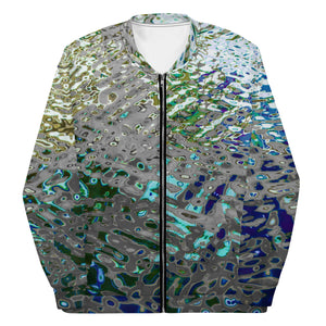 Slim-Fit Bomber Jacket, Liquid Jewel