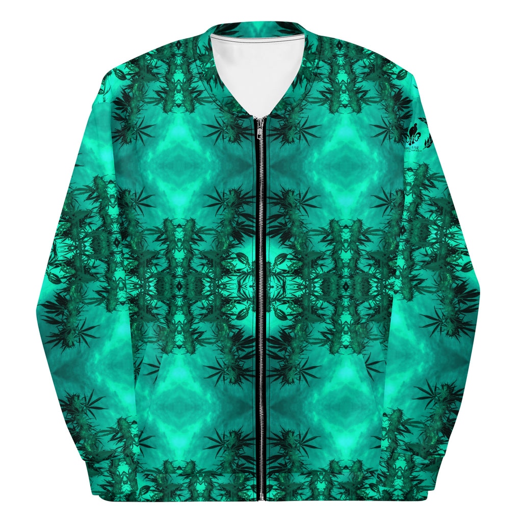 Slim-Fit Bomber Jacket, Cannabis, Green