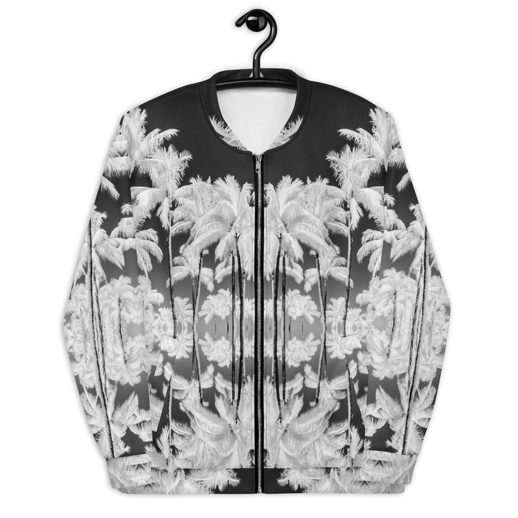 Slim-Fit Bomber Jacket, Palm Tree Collection, Midnight