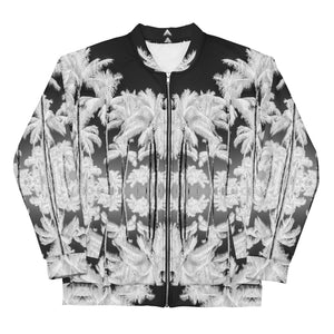 Slim-Fit Bomber Jacket, Palm Tree Collection, Midnight