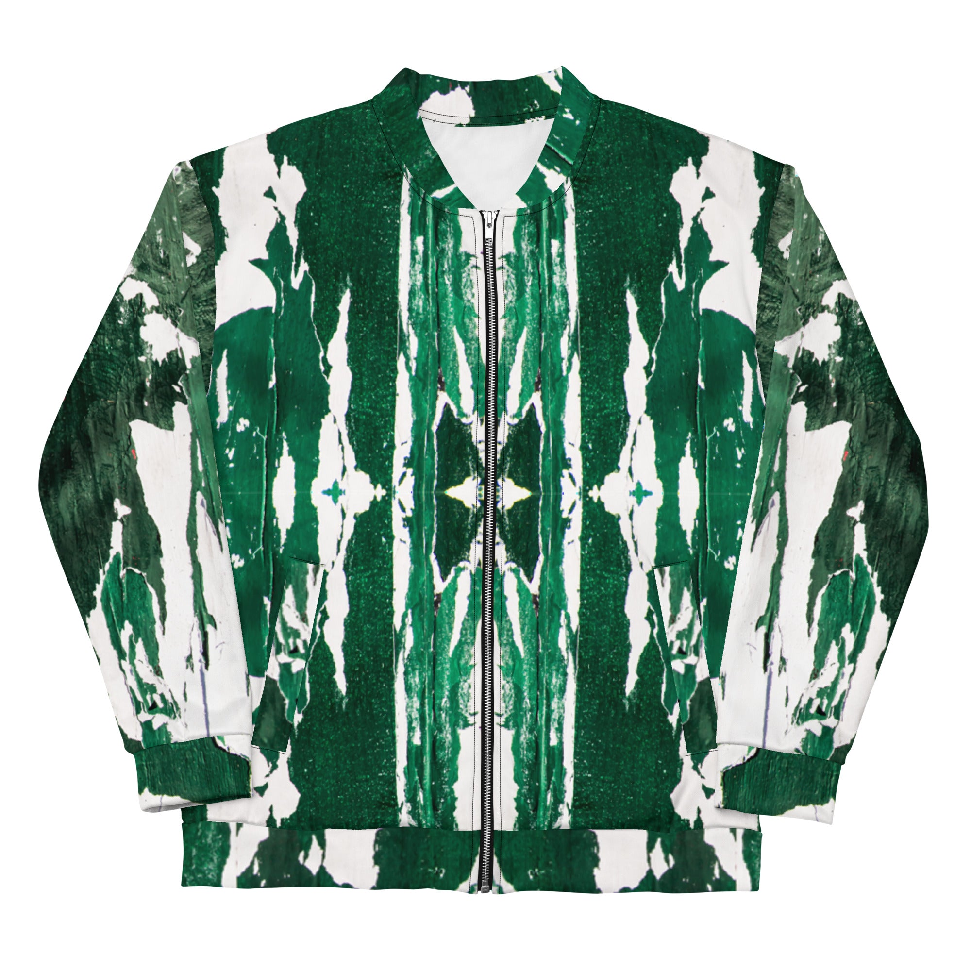 Slim-Fit Bomber Jacket, NYC Graffiti