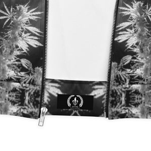 Slim-Fit Bomber Jacket, Cannabis, Midnight