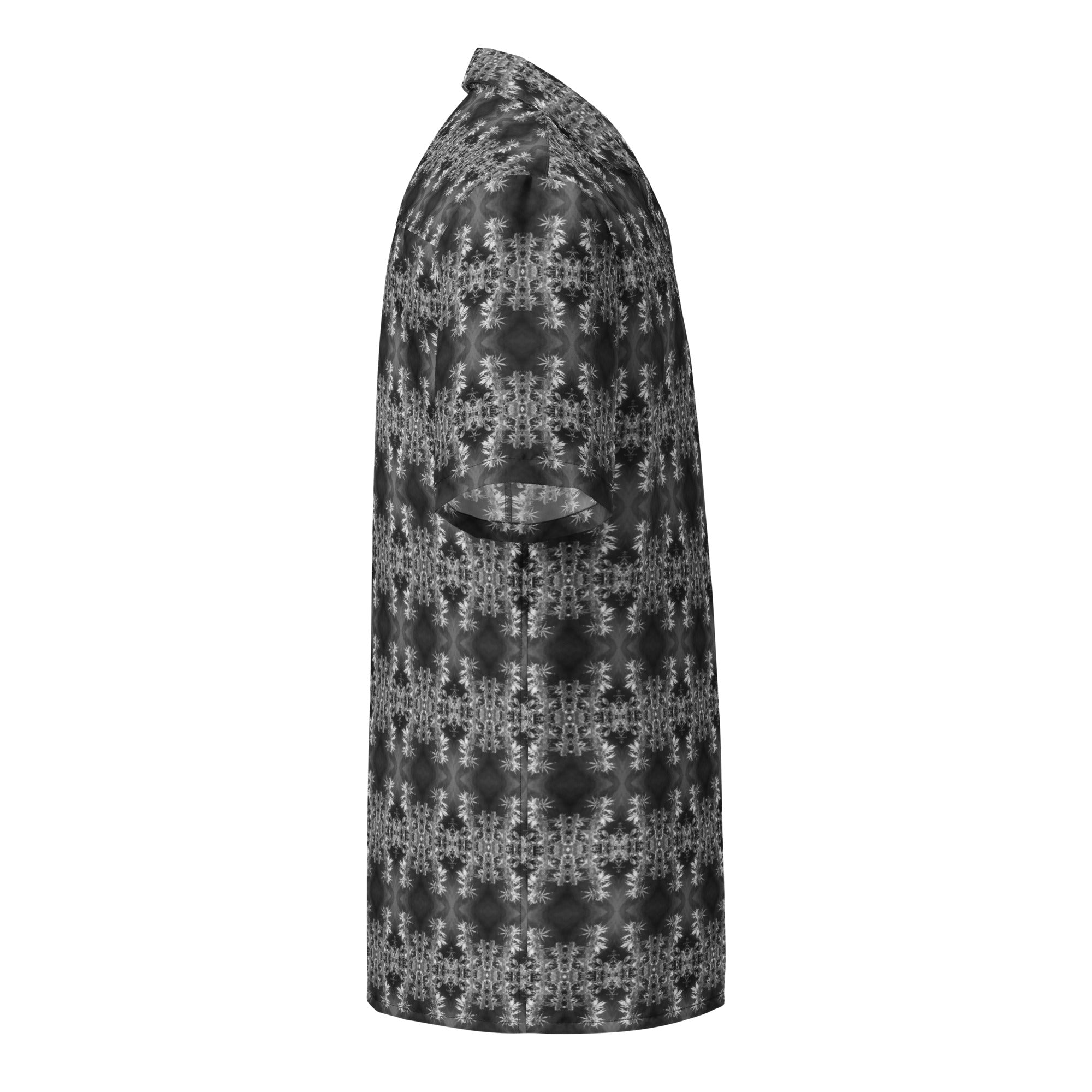 Lightweight Moisture Wicking Button shirt, Cannabis, Midnight