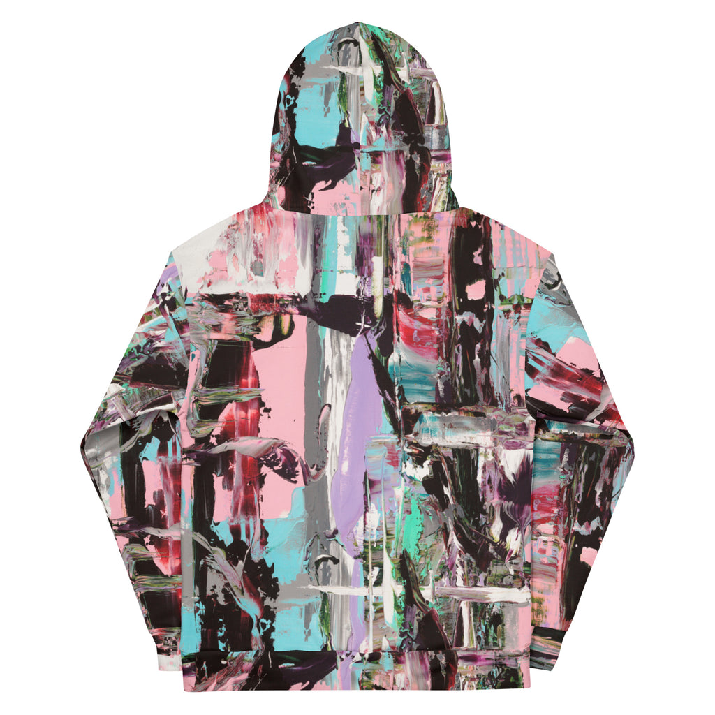 Hoodie with Front Pocket, Pink Dawn
