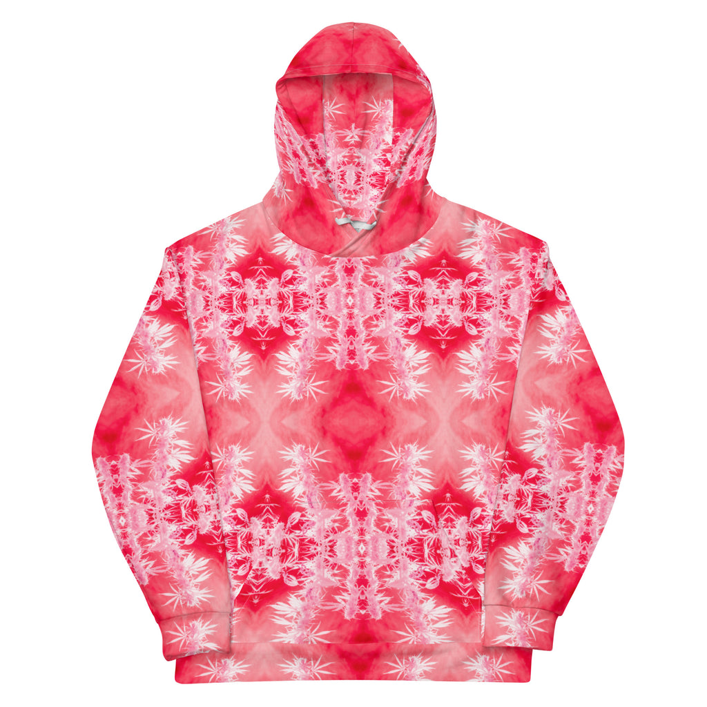 Hoodie with Front Pocket, Cannabis, Infrared