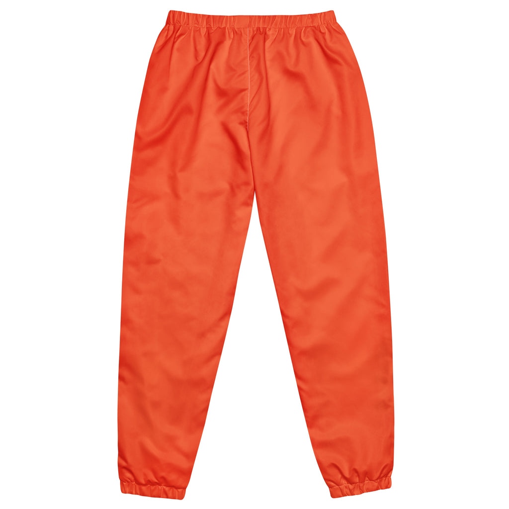 Track Pants, Wicking Liner, Zip Side Pockets, Orange
