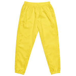 Track Pants, Wicking Liner, Zip Side Pockets, Yellow