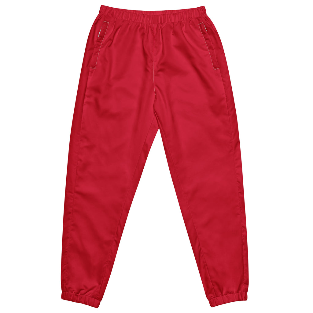 Track Pants, Wicking Liner, Zip Side Pockets, Red