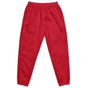 Track Pants, Wicking Liner, Zip Side Pockets, Red