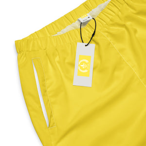 Track Pants, Wicking Liner, Zip Side Pockets, Yellow