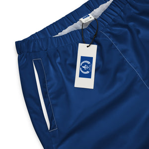 Track pants, Wicking Liner, Zip Side Pockets, Blue