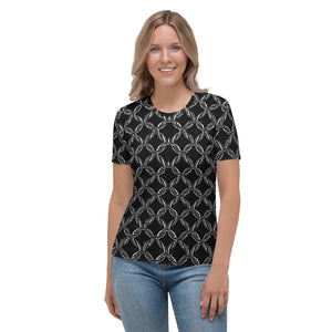 Women's Regular Fit, Four-Way Stretch Crew Neck T-Shirt, Chainmaille