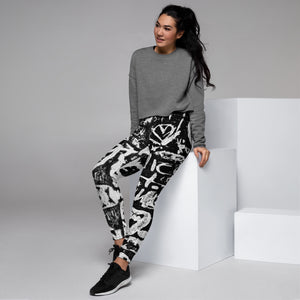 Women's Slim-Fit Joggers with Pockets, Paris Birch Tree