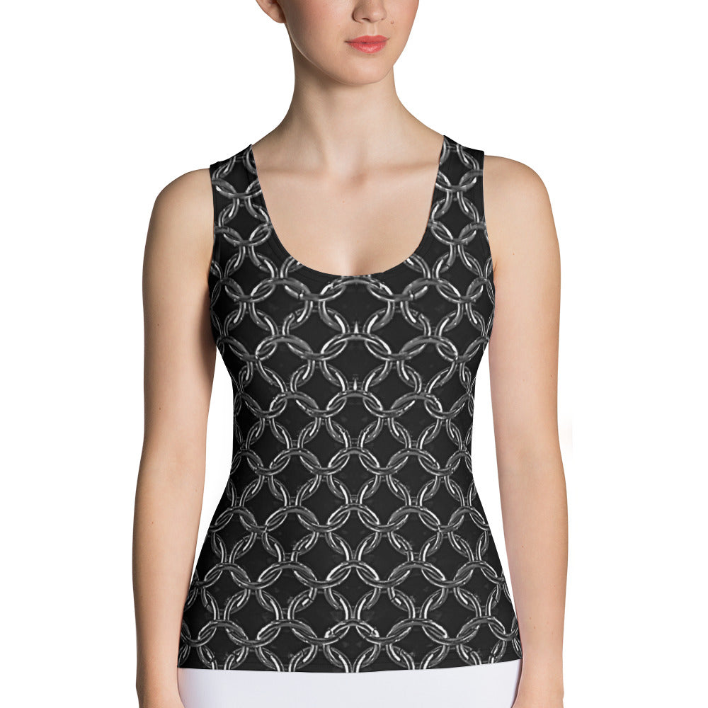 Women's Body-Hugging Tank Top, Chainmaille