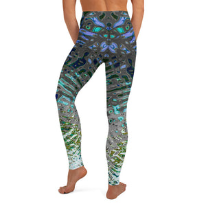 Women's High-Rise Yoga Leggings, Liquid Jewel