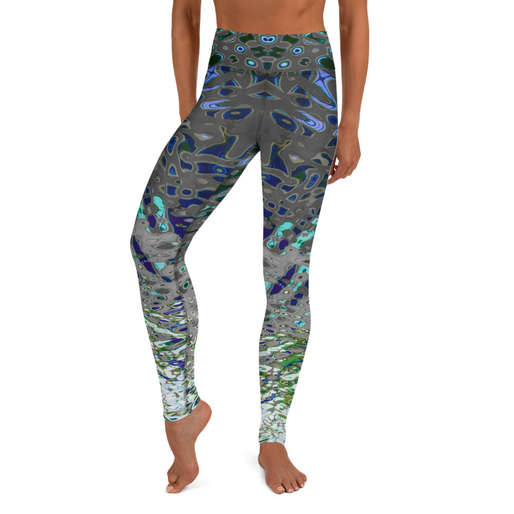 Women's High-Rise Yoga Leggings, Liquid Jewel