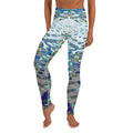 Women's High-Rise Yoga Leggings, Bright Liquid Jewel