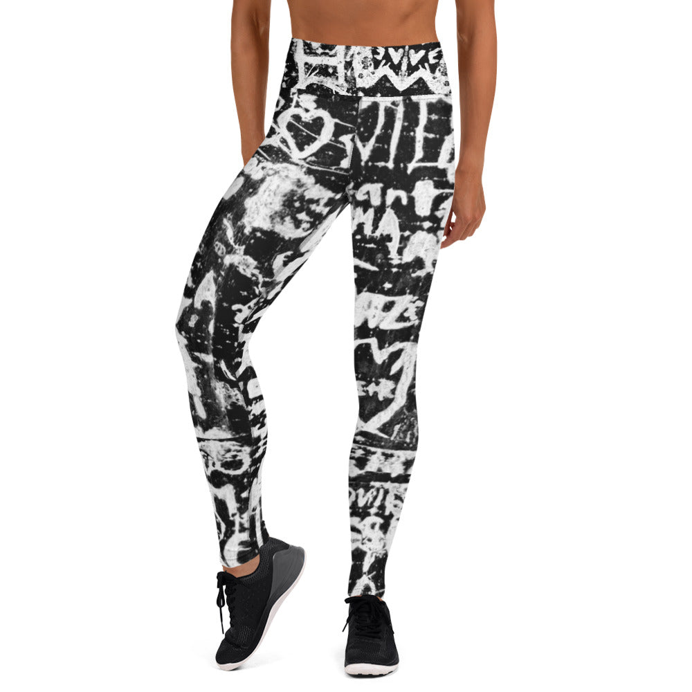 Women's High-Rise Yoga Leggings, Paris Birch Tree