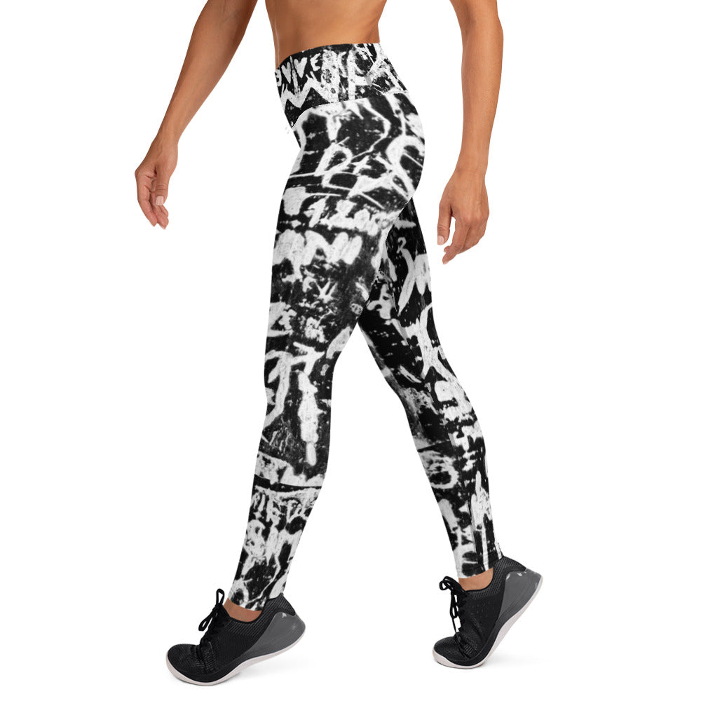 Women's High-Rise Yoga Leggings, Paris Birch Tree