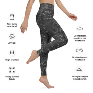 Women's High-Rise Yoga Leggings, Eden, Black