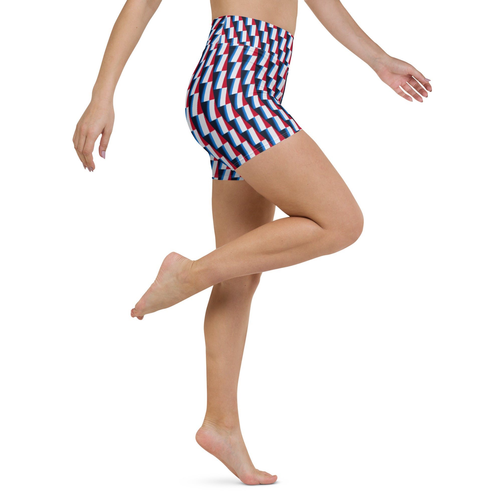 Women's High-Rise Yoga Shorts, Marina
