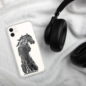 Snap Case for iPhone®, Black Horse