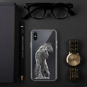 Snap Case for iPhone®, Black Horse