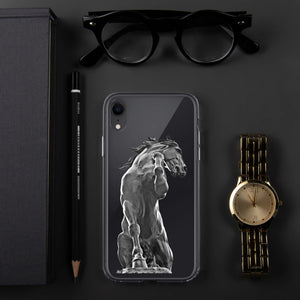 Snap Case for iPhone®, Black Horse